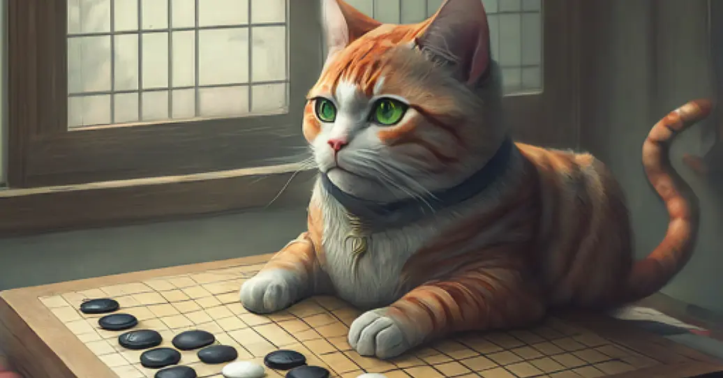 Go-game-cat